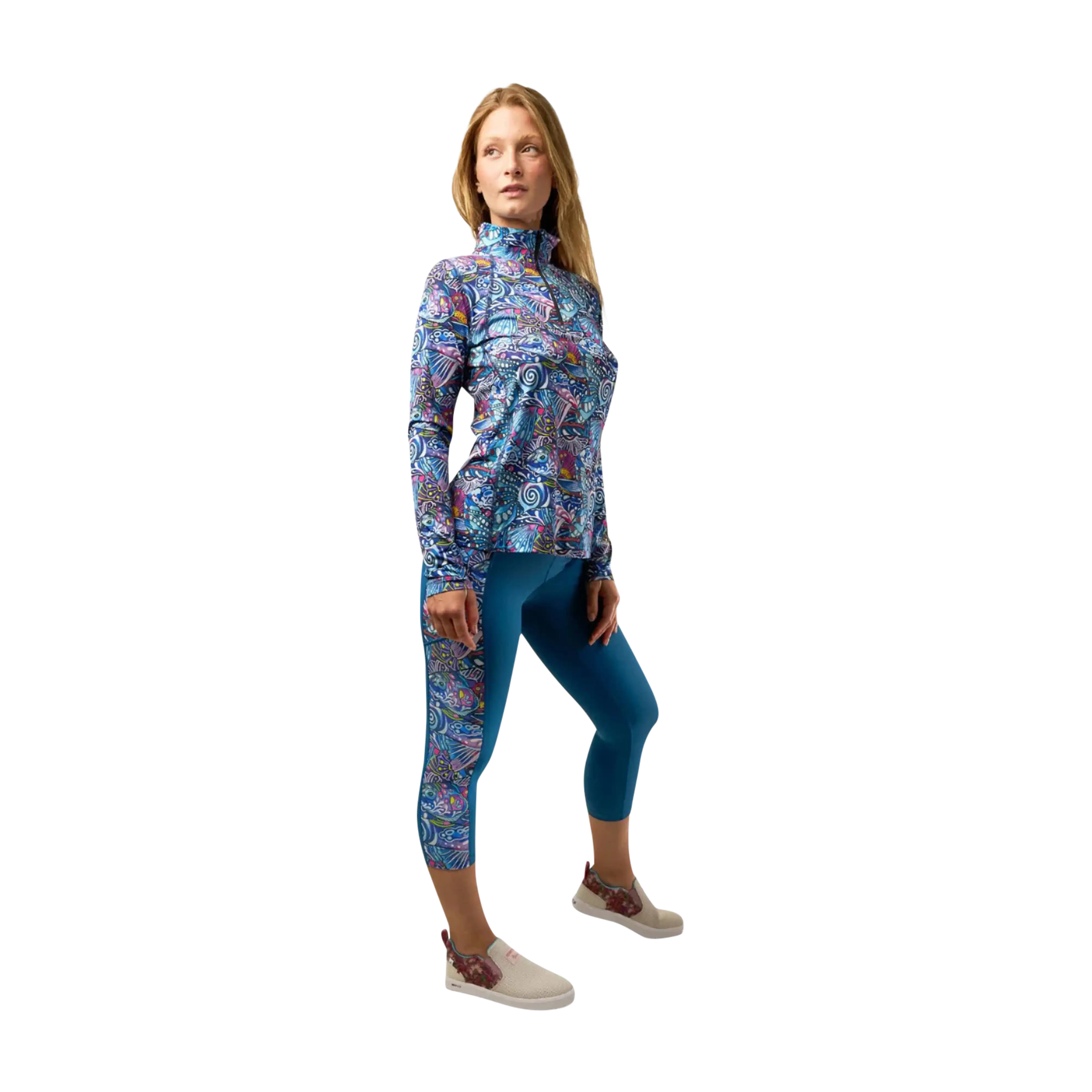 Fishe Womens' Pocket Capri Leggings - Image 4