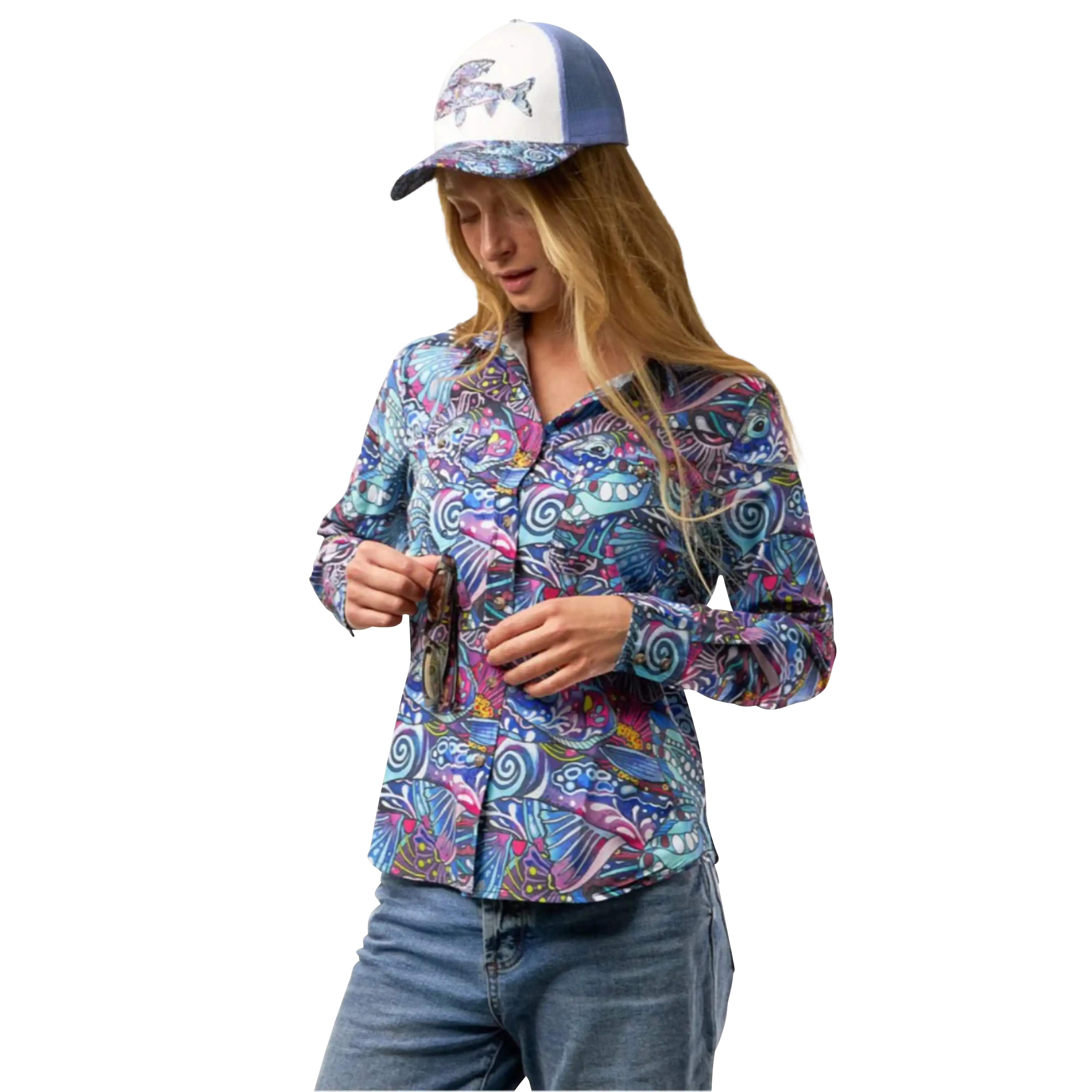 Fishe Women's Signature Fishing Shirt - Image 5
