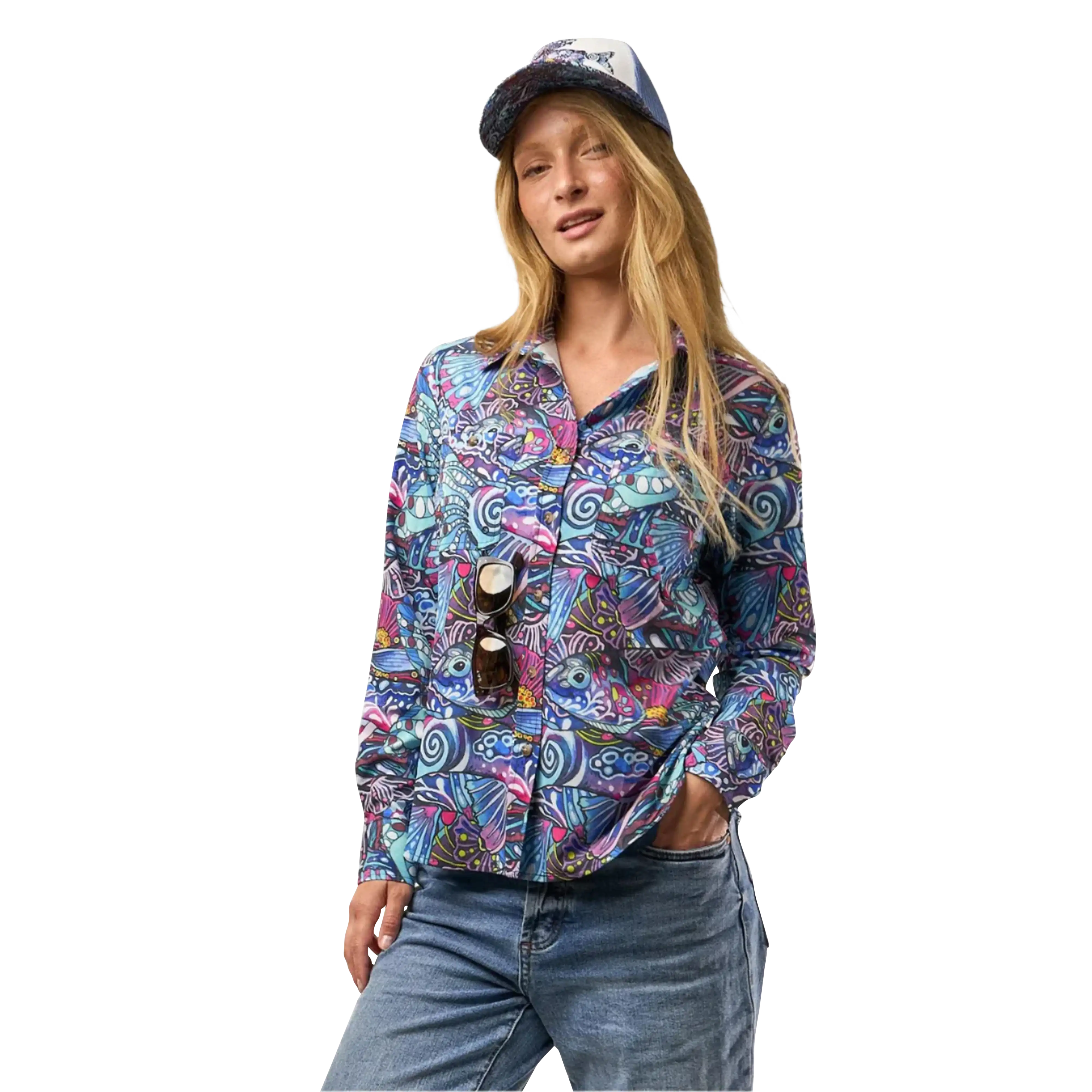 Fishe Women's Signature Fishing Shirt - Image 7