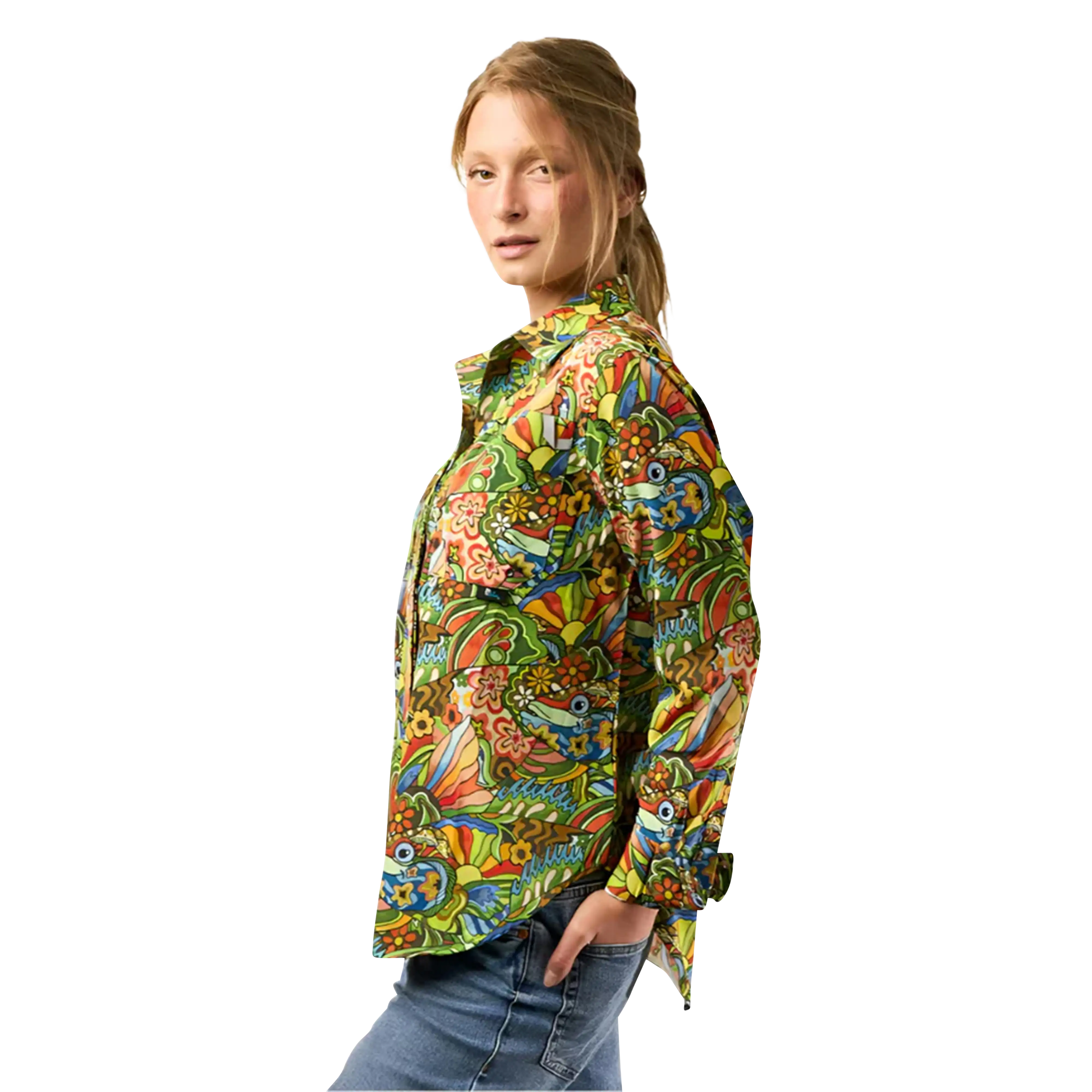 Fishe Women's Tunic Fishing Shirt - Image 5