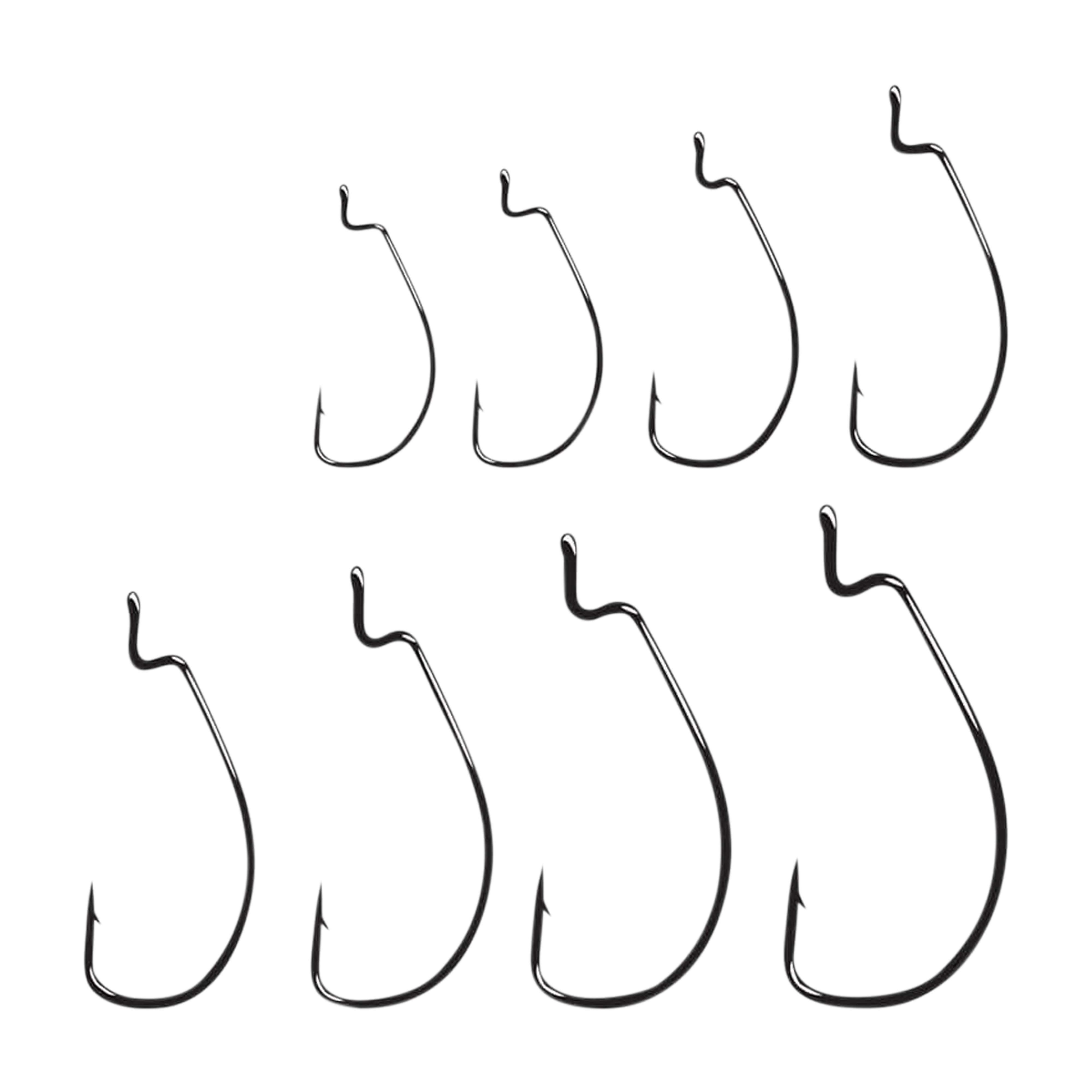Gamakatsu Offset EWG Worm Hooks - Black - Image 2
