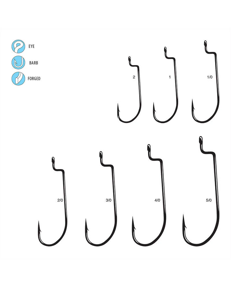 Gamakatsu Nano Alpha Worm Hooks - Offset Shank - Image 4
